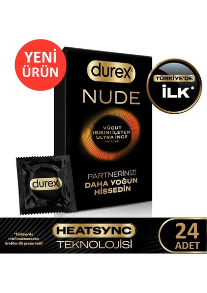Durex Nude 8'li 3 Adet