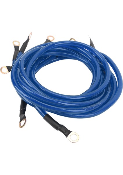 5 Adet Araba Topraklama Kablosu Kiti Geliştirmek Başlangıç Performansı Dc 0 Ila 48V Bakır Kaplı Alüminyum Pvc Araba Tekne Kamyon Suv Mavi (Yurt Dışından) fiyatları