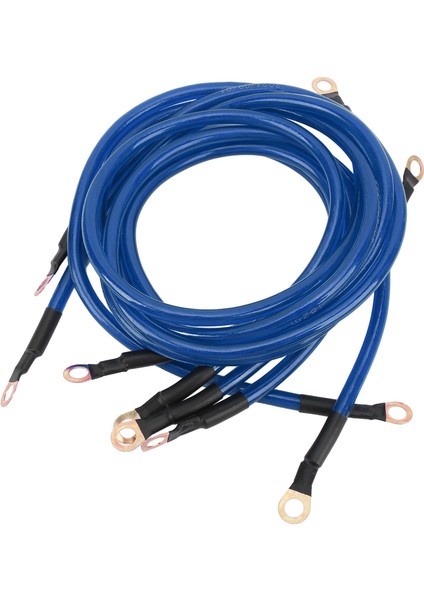 5 Adet Araba Topraklama Kablosu Kiti Geliştirmek Başlangıç Performansı Dc 0 Ila 48V Bakır Kaplı Alüminyum Pvc Araba Tekne Kamyon Suv Mavi (Yurt Dışından) fırsatları