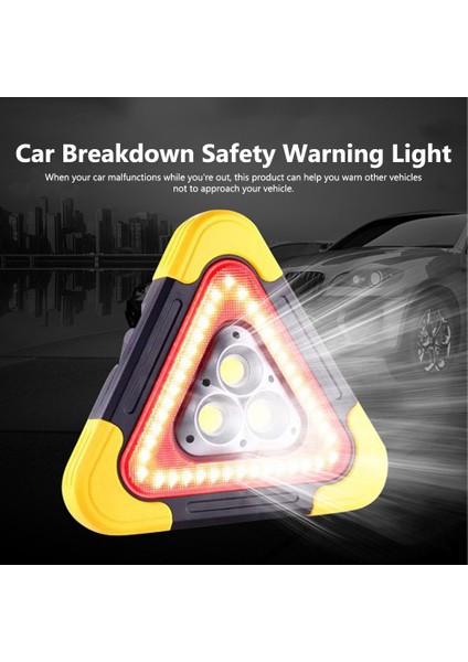 Araba Için Çok Işlevli Acil Üçgen Yol Kenarı Uyarı Işığı Güneş Uyarı Işığı Katlanabilir Dikey Araba Tamir Uyarı Işığı Araba Arıza Güvenlik Uyarı Işığı (Yurt Dışından) fiyatları