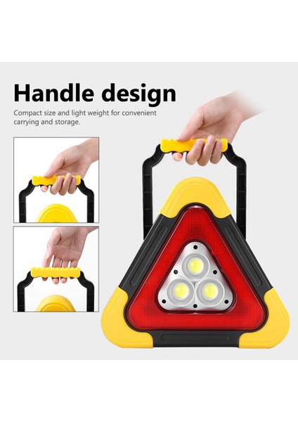 Araba Için Çok Işlevli Acil Üçgen Yol Kenarı Uyarı Işığı Güneş Uyarı Işığı Katlanabilir Dikey Araba Tamir Uyarı Işığı Araba Arıza Güvenlik Uyarı Işığı (Yurt Dışından) modelleri