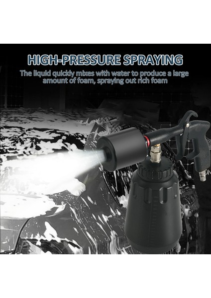 Köpük Blaster, Yüksek Basınçlı Köpük Yı Tabancası 1000ML Şişe ile El Araba Iç Temizleme Aracı Koltuk Halısı Çatı Pano (Yurt Dışından) fırsatları