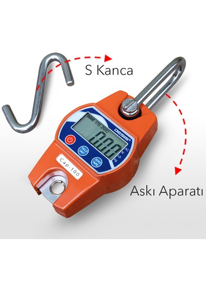 Desis Ocs-C Dijital Vinç Baskülü (100KG / 20GR) fiyatları