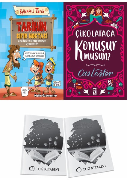 Tarihin Sıfır Noktası Anadolu ve Mezopotamya Uygarlıkları ve Çikolataca Konuşur Musun + Hediyeli