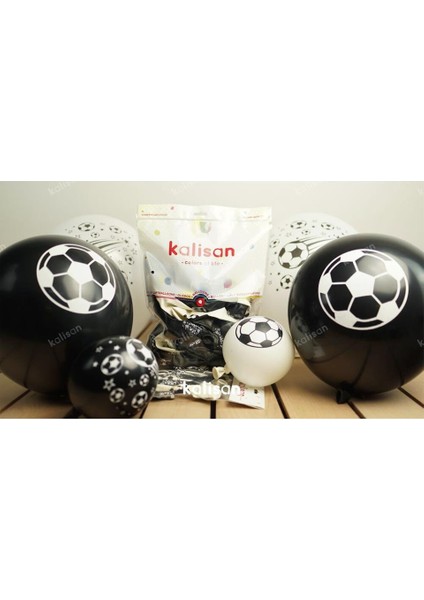 Beşiktaş Temalı Balon Taraftar Balonu 12 Inc 25'li