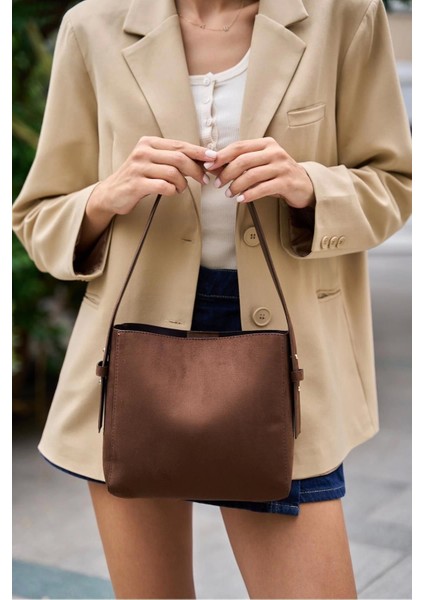 Kadın Şık Yumuşak Shopper Ayarlanabilir Askılı Deri Omuz Çantası Geniş Hacimli Günlük modelleri