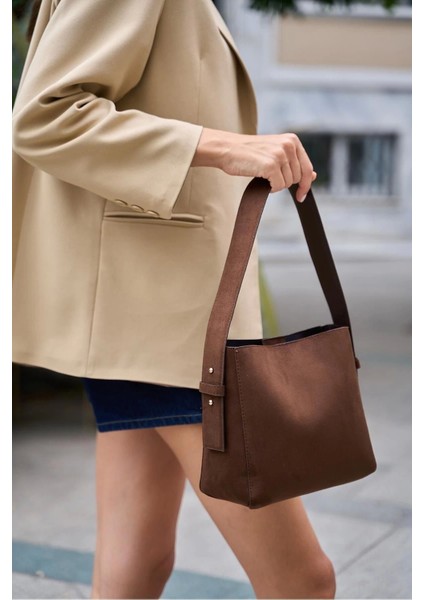 Kadın Şık Yumuşak Shopper Ayarlanabilir Askılı Deri Omuz Çantası Geniş Hacimli Günlük fırsatları
