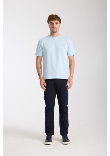 Erkek %100 Pamuk Relax Kaplumbağa Nakışlı T-Shirt fiyatları