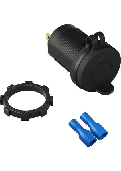 12V-24V Araba Şarjı Qc3.0 Hızlı Şarj USB ve Pd Çift Girişli Şarj Cihazı Araba Motosikletleri, Plaj Bisikletleri, Suv'lar, Tekneler Için IP66 Su Geçirmez Çoklu Koruma Diyafram Tasarımı (Yurt Dışından) fiyatları