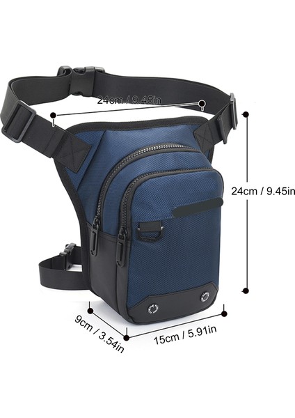 Motosiklet Bacak Çantası Oxford Kumaş Bel Çantası Erkekler Kadınlar Için Uyluk Çantası Sıçrama Geçirmez Bacak Çantası Omuzdan Askili Çanta Açık Sürme Bisiklet Döngüsü (Yurt Dışından) fiyatları