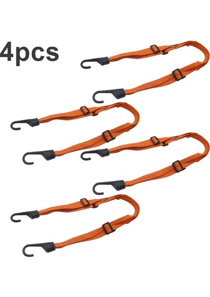 4 Adet Motosiklet Kask Halat Bagaj Elastik Yansıtıcı Halat Elastik Halat Kayışı Için Motosiklet / Bisiklet / Elektrikli Araç (Yurt Dışından)