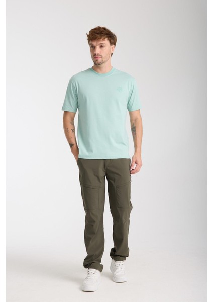 Erkek %100 Pamuk Relax Kaplumbağa Nakışlı T-Shirt fiyatları