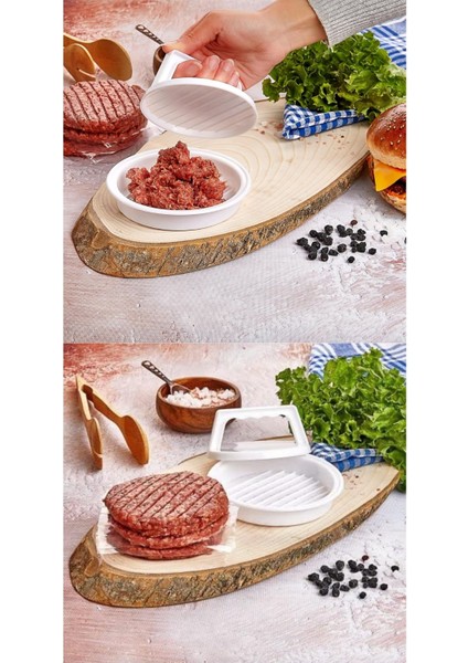 13 cm Hamburger Köfte Şekillendirme Kalıbı Köfte Pres Yapma Aparatı fiyatları