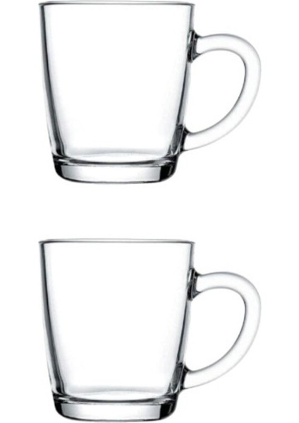 5531 Basic Kulplu Bardak, Set Halinde, Şık ve Kullanışlı, Beyaz Renkli, Yüksek Kalite