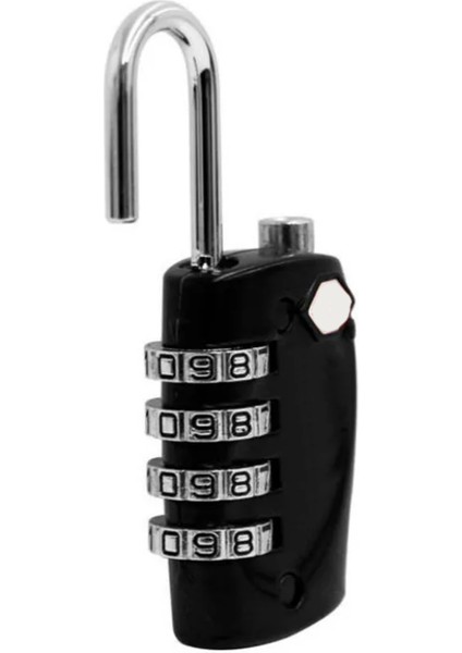 Siyah 4 Haneli Asma Şifreli Kilit Alaşım Sağlam Güvenli Şifre Asma Kilit Ev Fabrika Için (Yurt Dışından) modelleri