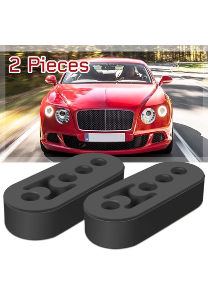 2 Adet 4 Delik Otomobil Araç Evrensel Egzoz Borusu Montaj Montaj Askı Askılı Destek 12MM Yüksek Yoğunluklu Ka Izolatör (Yurt Dışından) modelleri