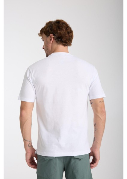 Erkek %100 Pamuk Relax Ayı Nakışlı T-Shirt modelleri