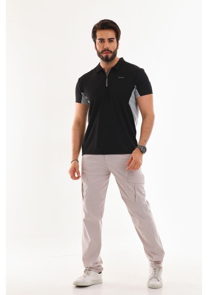 Nefes Alabilen Hakim Yaka Sport T-Shirt