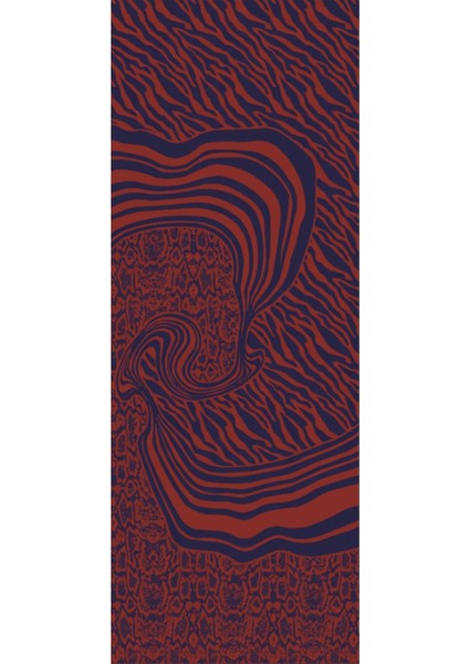 Riad Desen Çift Taraflı Şal Lacivert-Soğan Kabuğu indirimleri