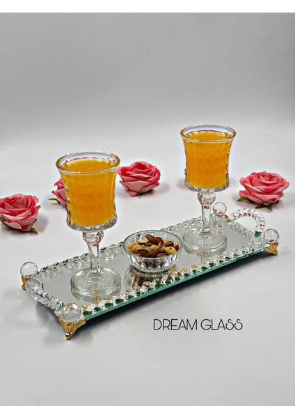 6 Kişilik 12 Parça Şık Kahve Yanı Bardak ve Loku Takımı, Gold Detaylı