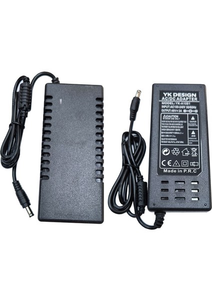 48V 3A Adaptör Ac-Dc 48 Volt 3 Amper 5.5*2.5mm Standart Uçlu Adaptör fırsatları