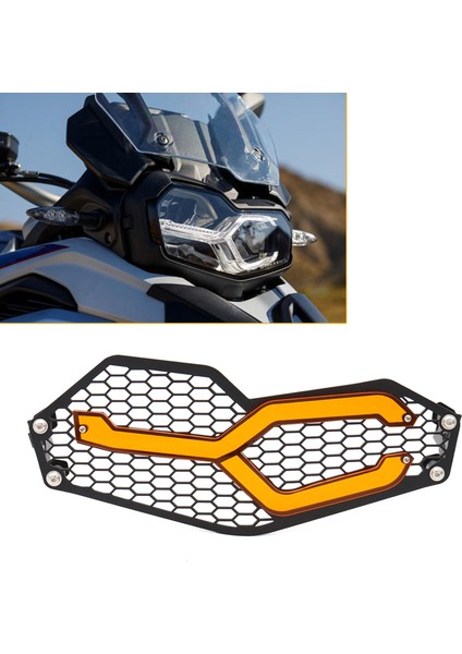 Motosiklet Far Koruyucu Koruyucu Kapak Koruma Far Akrilik Izgara Değiştirme Bmw F750GS 2018 2019 Bmw F850GS 2018 2019 (Yurt Dışından) fırsatları
