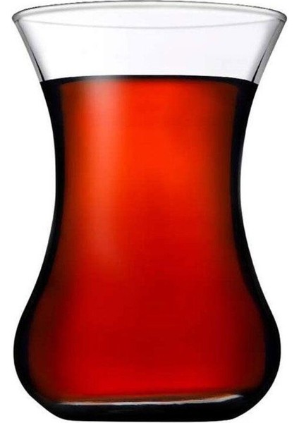 Ince Belli 12'li Beyaz Çay Bardağı Seti, Şık ve Dayanıklı Tasarım