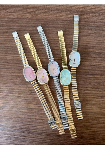 Retro Minimal Boncuk Kordon Vintage Kadın Kol Saati