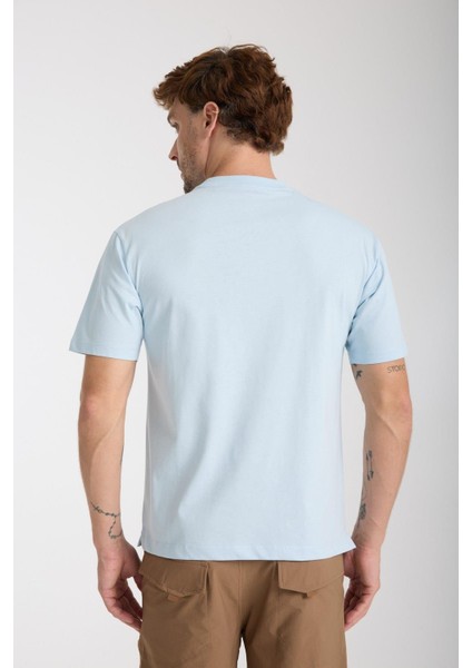 Erkek %100 Pamuk Relax Ayı Nakışlı T-Shirt fırsatları