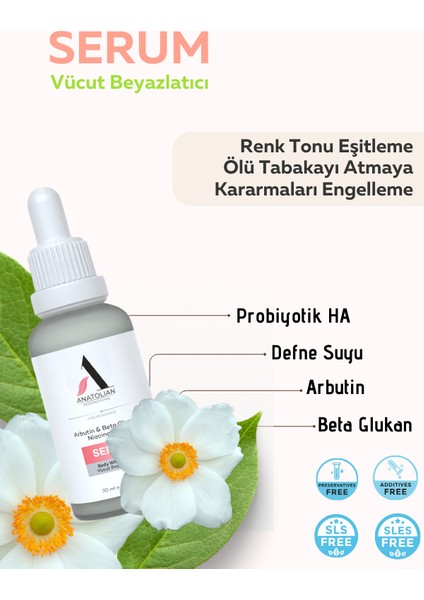 Vücut Beyazlatıcı Serum