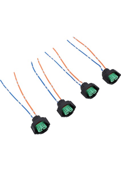 4 Adet H11 H8 H9 Far Soketi Kablo Demeti DC12 24V Far Fiş Adaptörü Konnektör Dişi Kafa Haln Ampul (Yurt Dışından)