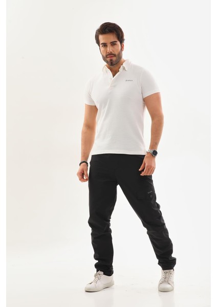 Polo Yaka Otoman Kısa Kol T-Shirt