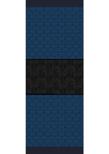 Nora Desen Çift Taraflı Şal Siyah-Indigo fırsatları