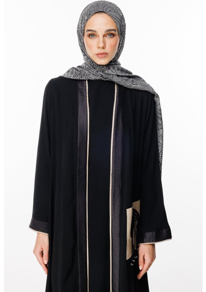 Mayra Desen Çift Taraflı Şal Siyah-Siyah fırsatları