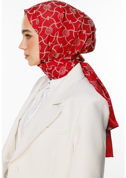 Marrakech Desen Çift Taraflı Şal Bordo-Mint Yeşili fiyatları