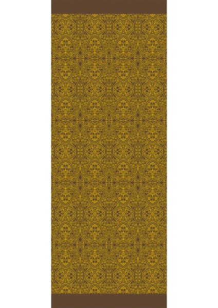 Morocco Desen Çift Taraflı Şal Acı Kahve-Hardal indirimleri