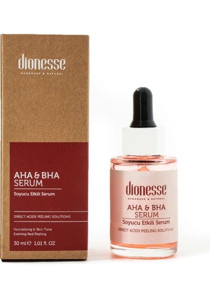 Ölü Hücre Karşıtı Gözenek Açıcı Aha & Bha Serum 30 ml - Yağ Dengesi Sağlayan, Cildi Arındıran ve Yatıştırıcı Peeling Serumu fiyatları
