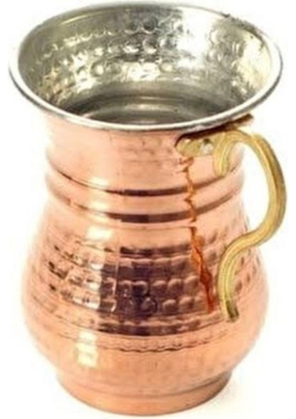 Bakır Ayran Bardağı, Şık ve Geleneksel Tasarım, Sağlıklı ve Dayanıklı Malzeme