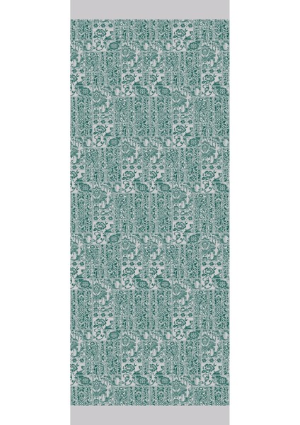 Henna Desen Çift Taraflı Şal Zümrüt-Pembe indirimleri