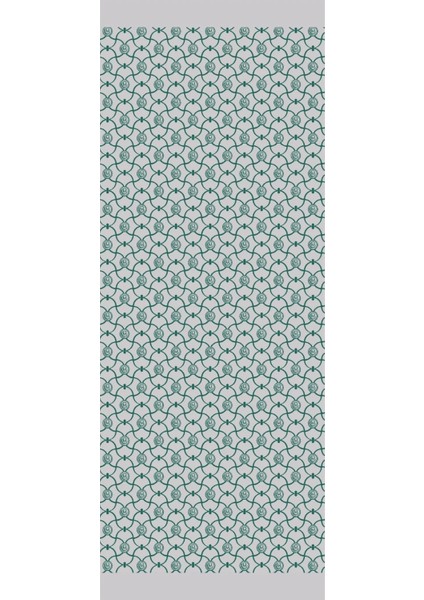 Marrakech Desen Çift Taraflı Şal Zümrüt-Pembe