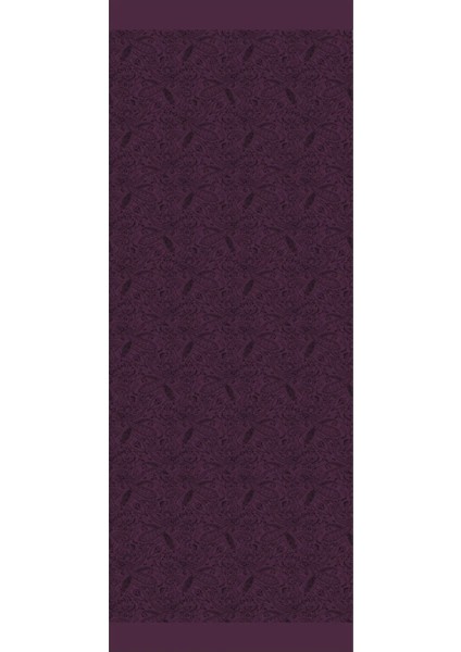 Velora Desen Çift Taraflı Şal Mor-Siyah