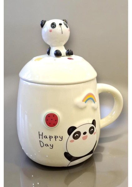 Sevimli Kedi Seramik Kupa, Mavi, 10X8,5 fırsatları