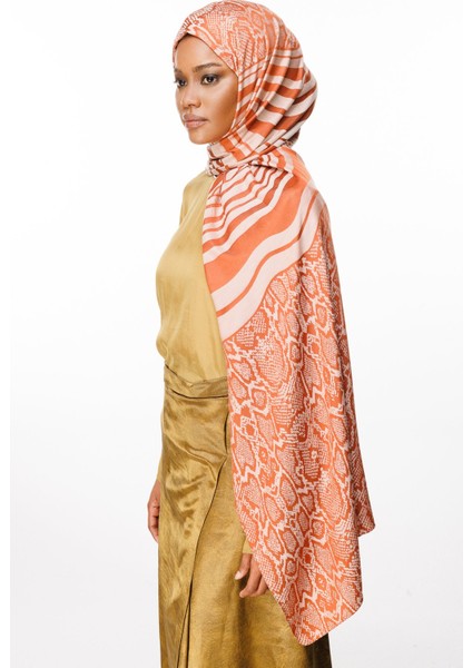 Riad Desen Çift Taraflı Şal Tarçın-Bej fiyatları