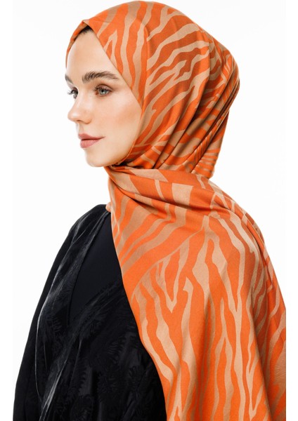 Riad Desen Çift Taraflı Şal Vizon-Tarçın fiyatları