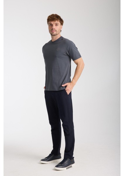 Erkek %100 Pamuk Relax Kaplumbağa Nakışlı T-Shirt fiyatları