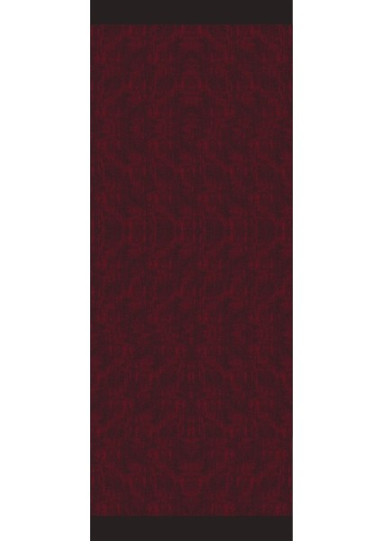 Sahra Desen Çift Taraflı Şal Siyah-Bordo