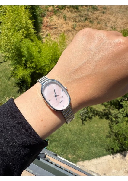 Retro Minimal Boncuk Kordon Vintage Kadın Kol Saati