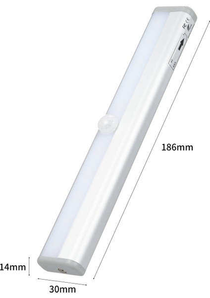 Hareket Sensörlü LED Işıkları, Kablosuz 10-Led Hareket Sensörü Aktif Gece Işıkları Pil Kumandalı Manyetik Işık Şeritleri Mutfak, Merdiven, Koridor (3 Paket) (Yurt Dışından) fırsatları