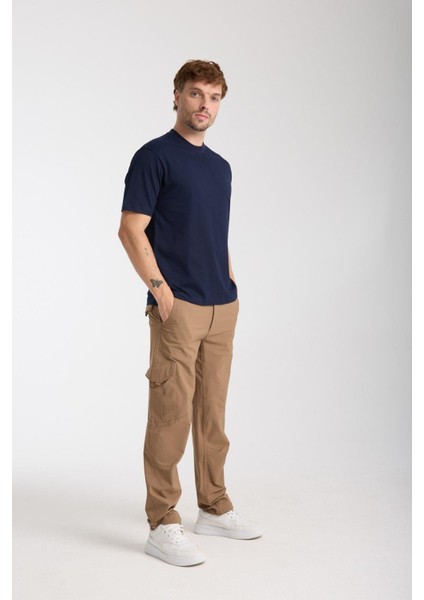 Erkek %100 Pamuk Relax Ayı Nakışlı T-Shirt fırsatları