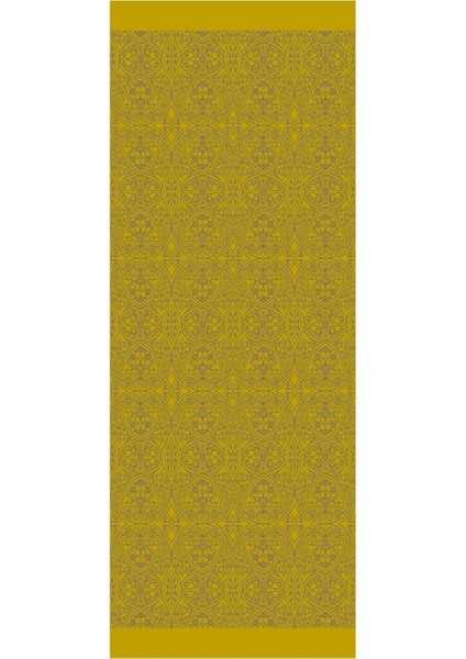 Morocco Desen Çift Taraflı Şal Koyu Gri-Hardal indirimleri